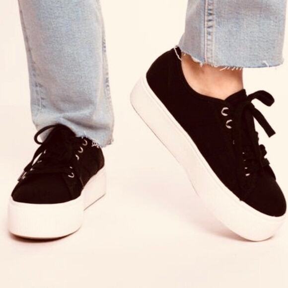 Steve madden Emmi platform Canvas sneakers creepers 10 - Picture 1 of 6